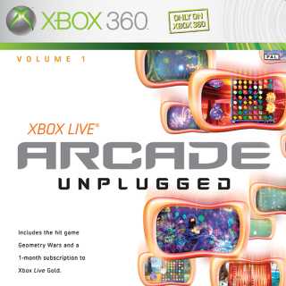 Xbox Live Arcade Unplugged vol. 1 box art
