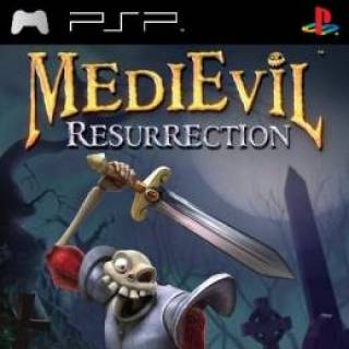Front cover of MediEvil: Resurrection (EU) for PSP