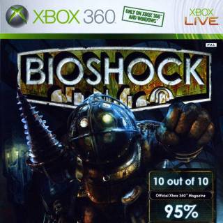 Front cover of BioShock (UK) for Xbox 360