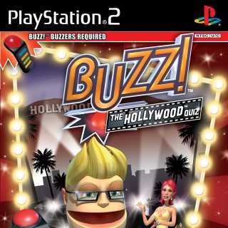 Front cover of Buzz! The Hollywood Quiz (US) for PlayStation 2