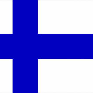 The Finnish national flag