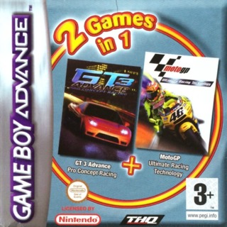 2 Games in 1: GT 3 Advance: Pro Concept Racing + Moto GP: Ultimate Racing Technology