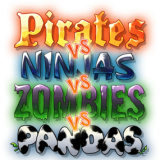 Pirates vs. Ninjas vs. Zombies vs. Pandas