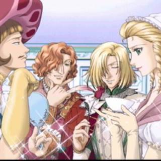 suikoden narcissists, left to right, milich, simone, vincent and esmeralda