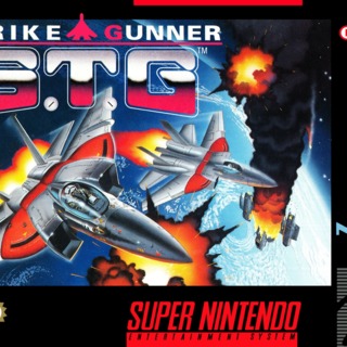 Strike Gunner S.T.G SNES Front Cover