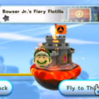 Bowser Jr's Fiery Flotilla
