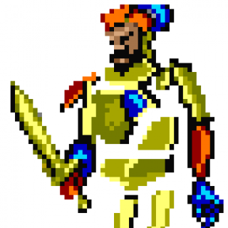 Stained Glass Knight 