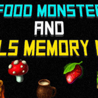 Food Monster and Animals Memory Match