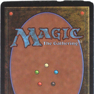 Back of a Magic card